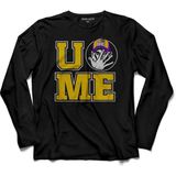 Kendim Seçtim John Cena F.ck You Me Never Gıve Up Cenatıon Uzun Kollu Tişört - 001-Siyah - XL