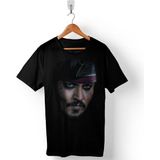 Kendim Seçtim Johnny Depp Captain Jack Sparrow Karayip Korsanları Siyah Erkek Tişört