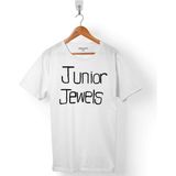 Kendim Seçtim Junıor Jewels Taylor Swıft's Logo Erkek Tişört - Beyaz - Renkli - XL