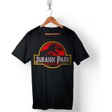 Kendim Seçtim Jurassic Park Dinozor Siyah Erkek Tişört