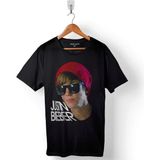 Kendim Seçtim Justin Bieber 1994 Silüet Baskılı Siyah Unisex T-Shirt