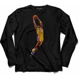 Kendim Seçtim Kobe Braynt Black Mamba Nba Basketball Uzun Kollu Tişört - XS - Siyah