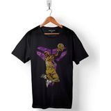 Kendim Seçtim Kobe Bryant Black Mamba Logo Nba Basketball Baskılı Tişört Unisex T-Shirt - Siyah - XS