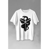 Kendim Seçtim Kobe Bryant Black Mamba Snake Nba Basketball Baskılı Tişört T-Shirt Beyaz - 63A-Beyaz