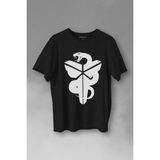 Kendim Seçtim Kobe Bryant Black Mamba Snake Nba Basketball Baskılı Tişört T-Shirt - XS - Siyah