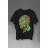 Kendim Seçtim Kobe Bryant Black Mamba Yeşil Snake Nba Basketball Baskılı Tişört T-Shirt - XS - Siyah
