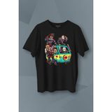 Kendim Seçtim Korku Filmi Halloween Chucky Freddy Cadılar Movie Film Sinema Baskılı Tişört T-Shirt - XS - Siyah