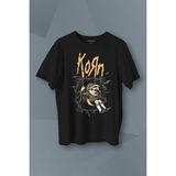 Kendim Seçtim Korn Metal Rock Müzik Baskılı Tişört T-Shirt - XS - Siyah