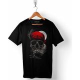 Kendim Seçtim Kuru Kafa Iskelet Skull Band Flag Erkek Tişört - XL - Siyah
