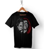 Kendim Seçtim La Casa De Papel Dalı Maske Mask Erkek Tişört - XL - Siyah