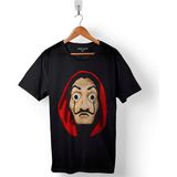 Kendim Seçtim La Casa De Papel Logo Baskılı Siyah Unisex T-Shirt