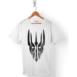 Kendim Seçtim Lord Of The Rıngs Sauron Logo Erkek Tişört - Beyaz - Renkli - 2XL