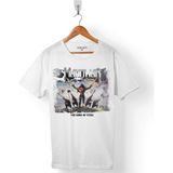 Kendim Seçtim Manowar The Lord Of Steel Logo Erkek Tişört - Beyaz - Renkli - 2XL