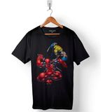 Kendim Seçtim Marvel Deadpool Vs And Wolverine Baskılı Tişört T-Shirt - 2XL - Siyah