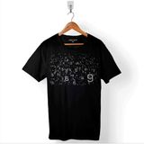 Kendim Seçtim Matematik Sayılar Uzay Problem Denklem Baskılı Tişört T-Shirt - 2XL - Siyah