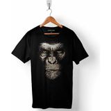 Kendim Seçtim Maymunlar Cehennemi Caesar Evrim Evolutıon Maymun War Planet Apes Erkek Tişört - XXL - Siyah