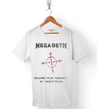 Kendim Seçtim Megadeth Cryptic Writings Logo Beyaz Erkek Tişört