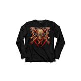 Kendim Seçtim Megadeth Skull Kıllın Is Uzun Kollu Tişört Baskılı Çocuk T-shirt