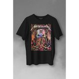 Kendim Seçtim Metallica Music Poster Rock Metal Baskılı Tişört T-Shirt - XS - Siyah