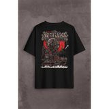 Kendim Seçtim Metallica New Yeni 2k Rock Metal Music Kırk James Lars Robert Sırt Ön Baskılı Oversize Tişört T-Shirt - Siyah - 2XL