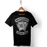 Kendim Seçtim Metallıca Sınce 1981 Logo Erkek Tişört - 2XL - Siyah