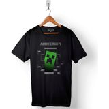 Kendim Seçtim Minecraft Creeper Inside Baskılı Tişört T-Shirt - 2XL - Siyah