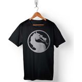 Kendim Seçtim Mortal Kombat Xl x Logo Erkek Tişört - 2XL - Siyah