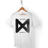 Kendim Seçtim Mosta x Logo Mostax The Code Erkek Tişört - Beyaz - Renkli - 2XL