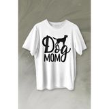Kendim Seçtim Mother Of Dog Mom Köpek Annesi Hayvansever Veteriner Mommy Baskılı Tişört Unisex T-Shirt - Siyah