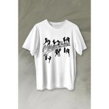 Kendim Seçtim Muay Thai Muaythai Dövüş Uzak Doğu Sanatı Fıght Baskılı Tişört T-Shirt Beyaz - 63A-Beyaz
