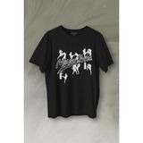 Kendim Seçtim Muay Thai Muaythai Dövüş Uzak Doğu Sanatı Fıght Baskılı Tişört T-Shirt - Siyah