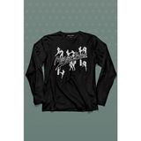 Kendim Seçtim Muay Thai Muaythai Dövüş Uzak Doğu Sanatı Fıght Uzun Kollu Tişört Baskılı T-Shirt - 001-Siyah - 2XL