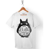 Kendim Seçtim My Neighbor Totoro Komşum Logo Beyaz Erkek Tişört