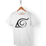 Kendim Seçtim Naruto Itachi Anime Manga Logo Beyaz Erkek Tişört