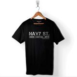 Kendim Seçtim Navy ST. Kingdom 2014 MMA PNGGYM Baskılı Siyah Unisex T-Shirt