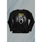 Kendim Seçtim Nirvana Grunge Punk Rock 90S 90LAR Kurt Cobain Müzik Uzun Kollu Tişört Baskılı T-Shirt - 001-Siyah - 2XL