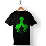 Kendim Seçtim One Piece Zoro Roronoa Logo Siyah Erkek Tişört