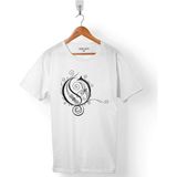 Kendim Seçtim Opeth Logo Progresif Metal Musıc Erkek Tişört - Beyaz - Renkli