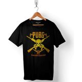 Kendim Seçtim Pubg Playerunknown's Winner Chicken Dinner Logo Baskılı Siyah Unisex T-Shirt