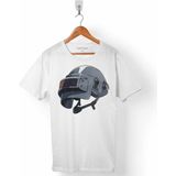 Kendim Seçtim Pubg Pub G Kask Helmet Miğferi Erkek Tişört - XL - Beyaz