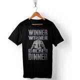 Kendim Seçtim Pubg Pub G Wınner Chıcken Dınner Erkek Tişört - XL - Siyah