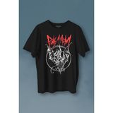 Kendim Seçtim Punk 4 Autism Punk Is Not Dead Music Rock Müzik Baskılı Tişört T-Shirt - Siyah