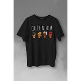 Kendim Seçtim Queendom African Girl Afrikalı Kız Siyahi Kadın Baskılı Tişört T-Shirt