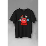 Kendim Seçtim Red Ball 4 Redball Kırmızı Top Crazy Baskılı Tişört T-Shirt - XL - Siyah