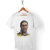 Kendim Seçtim Ronaldinho Gaucho 10 Beyaz Erkek Tişört