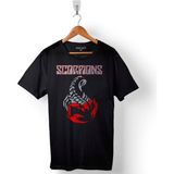Kendim Seçtim Scorpions Buen Metal Rock Akrep Burcu Baskılı Tişört Unisex T-Shirt - Siyah