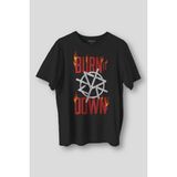 Kendim Seçtim Seth Rollins Burn It Down WWE Spor GYM Fight Baskılı Siyah Erkek Tişört