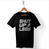 Kendim Seçtim Shut Up Legs Mountain Bike Bisiklet Bicycle Baskılı Tişört Unisex T-Shirt - Siyah - XS