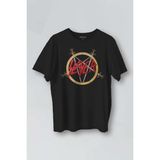 Kendim Seçtim Siyah T-Shirt Slayer Metal Music Guitar Gitar Baskılı Unisex Tişört - XL