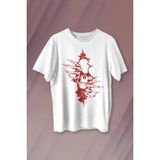 Kendim Seçtim Skull In The Wall Kurukafa Sokak Rock Metallica Baskılı Tişört Unisex T-Shirt - 2XL - 001-Beyaz